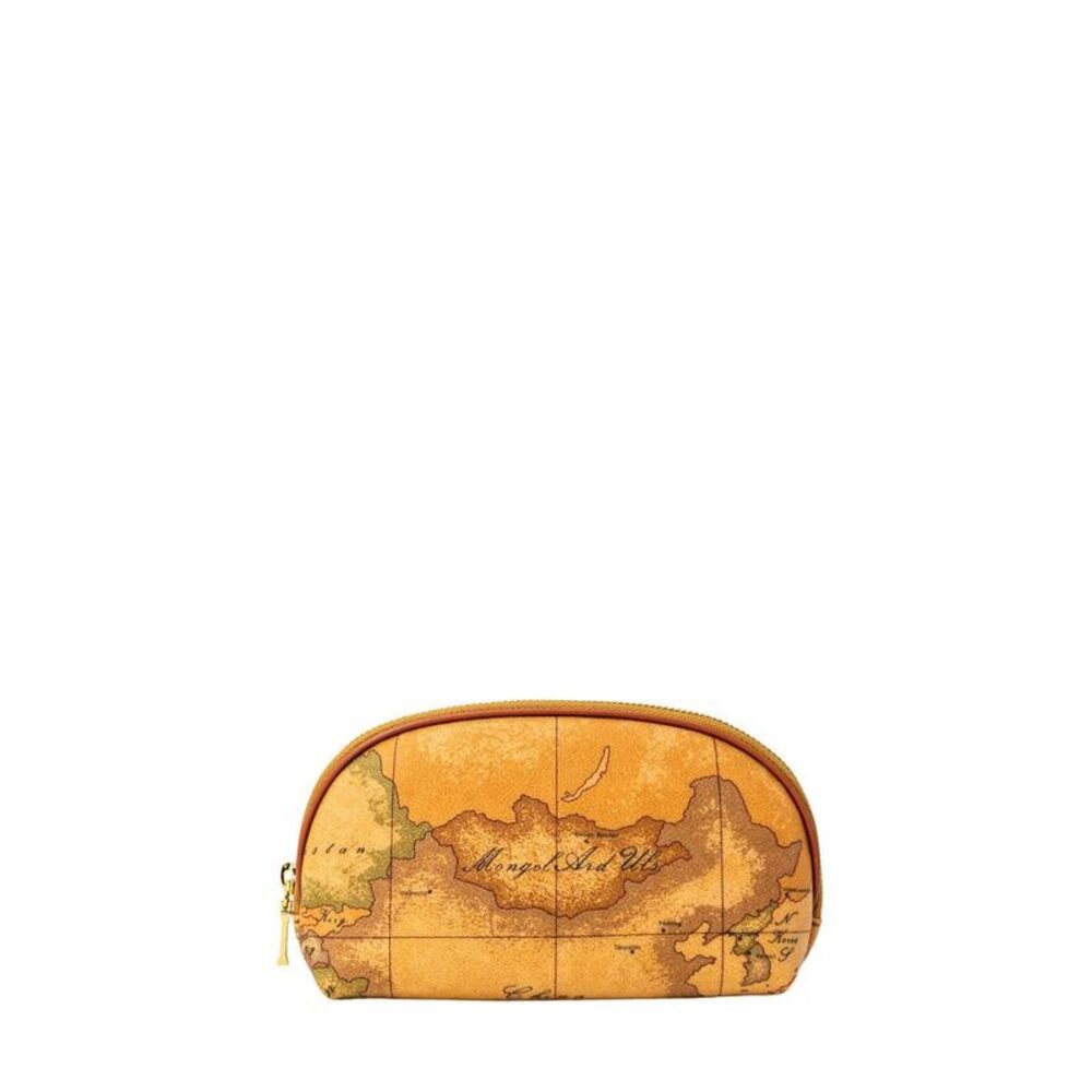 Alviero Martini Prima Classe Beige Cotton Clutch Women's Bag